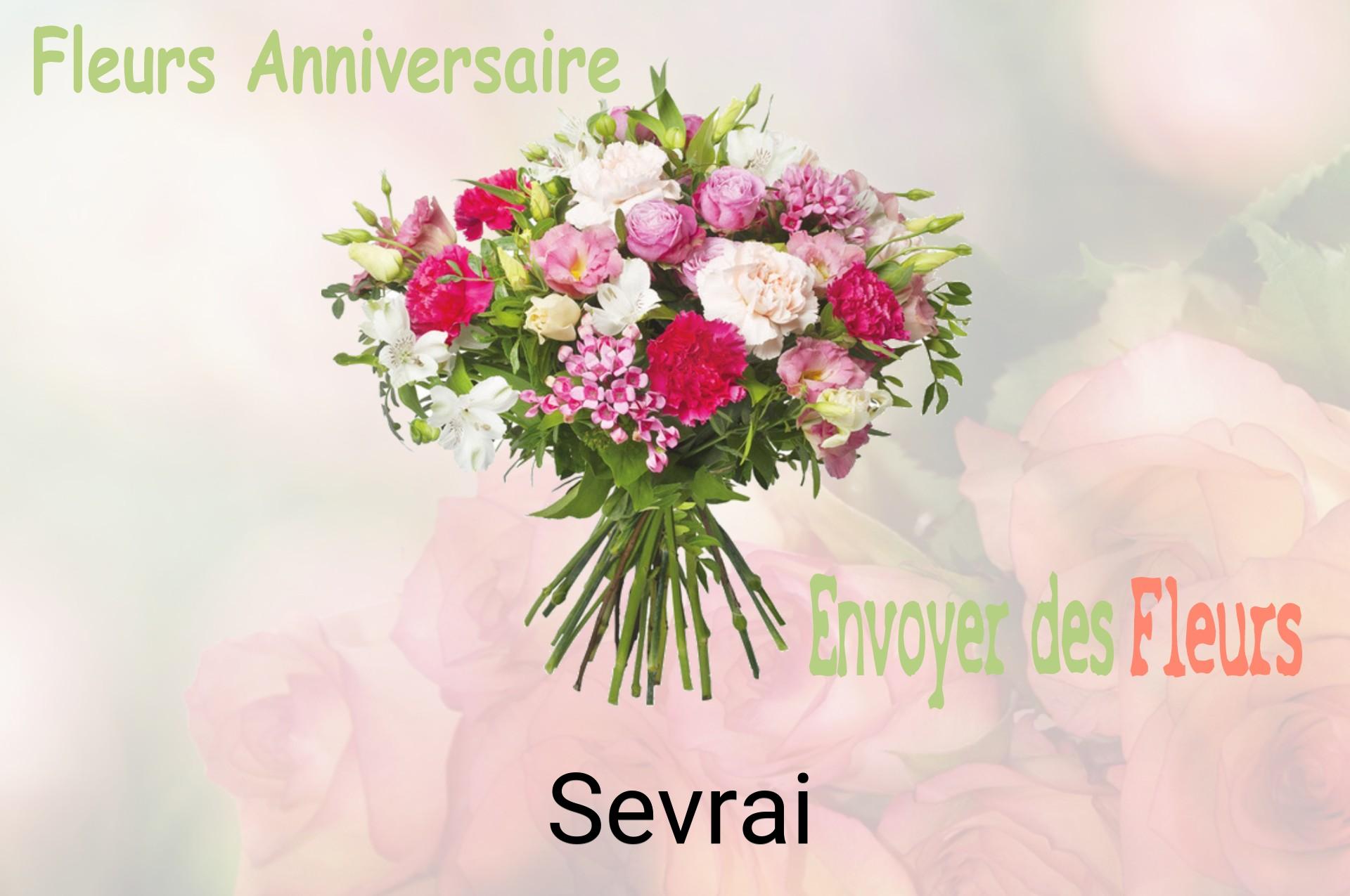 Bouquet de fleurs d’anniversaire livré à Sevrai