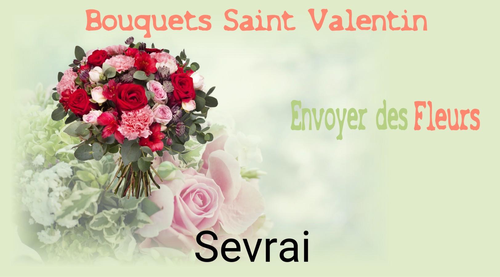 Roses de Saint-Valentin livrées à Sevrai
